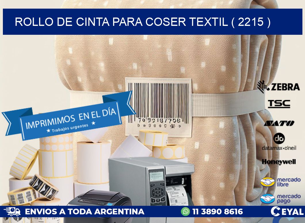 ROLLO DE CINTA PARA COSER TEXTIL ( 2215 )