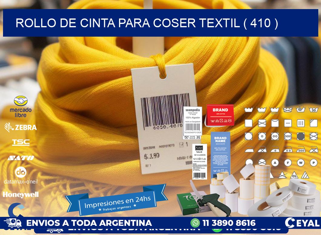 ROLLO DE CINTA PARA COSER TEXTIL ( 410 )
