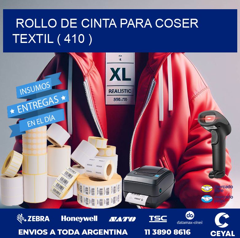 ROLLO DE CINTA PARA COSER TEXTIL ( 410 )