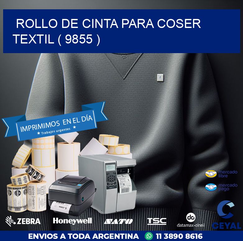 ROLLO DE CINTA PARA COSER TEXTIL ( 9855 )