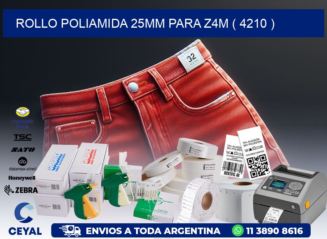 ROLLO POLIAMIDA 25MM PARA Z4M ( 4210 )