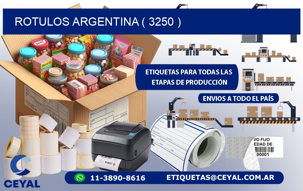 ROTULOS ARGENTINA ( 3250 )