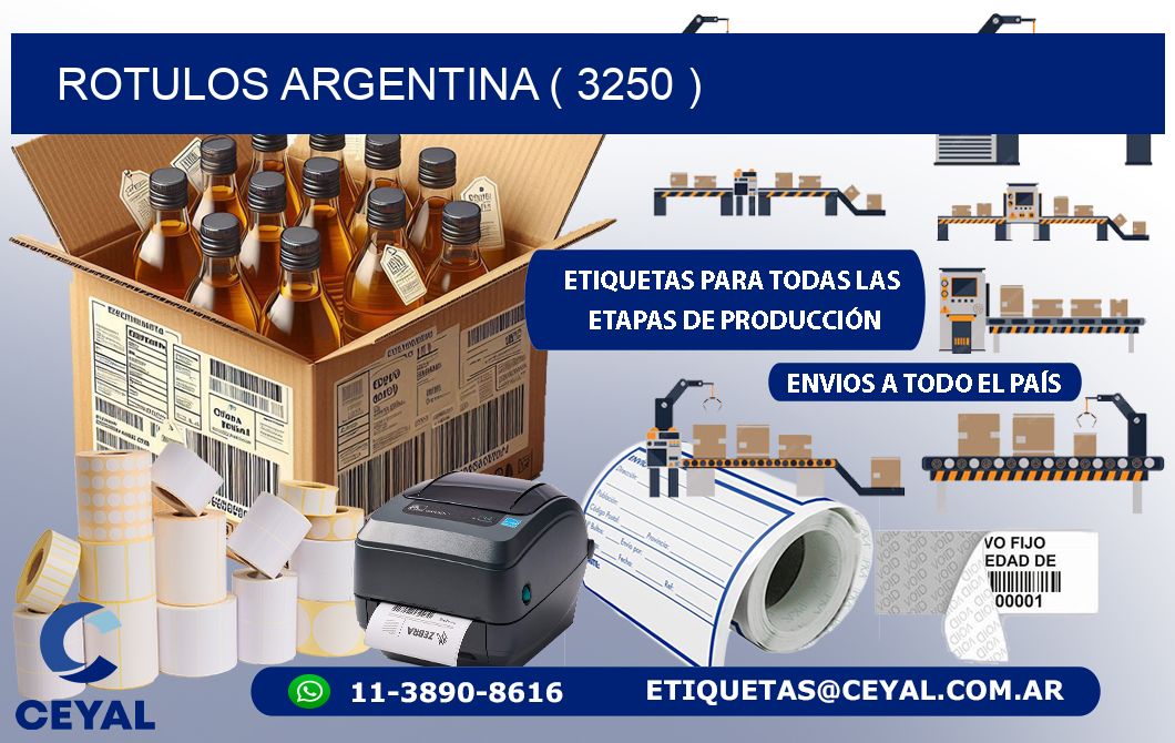 ROTULOS ARGENTINA ( 3250 )