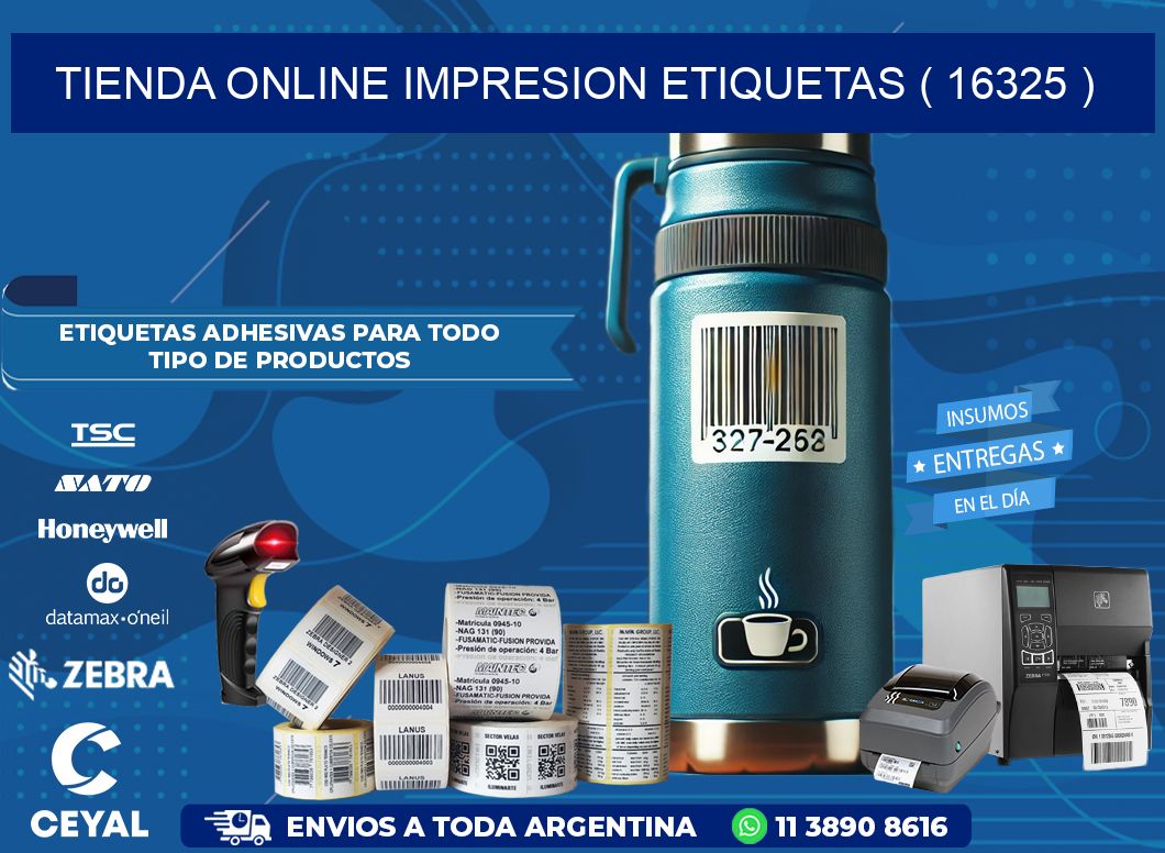 TIENDA ONLINE IMPRESION ETIQUETAS ( 16325 )