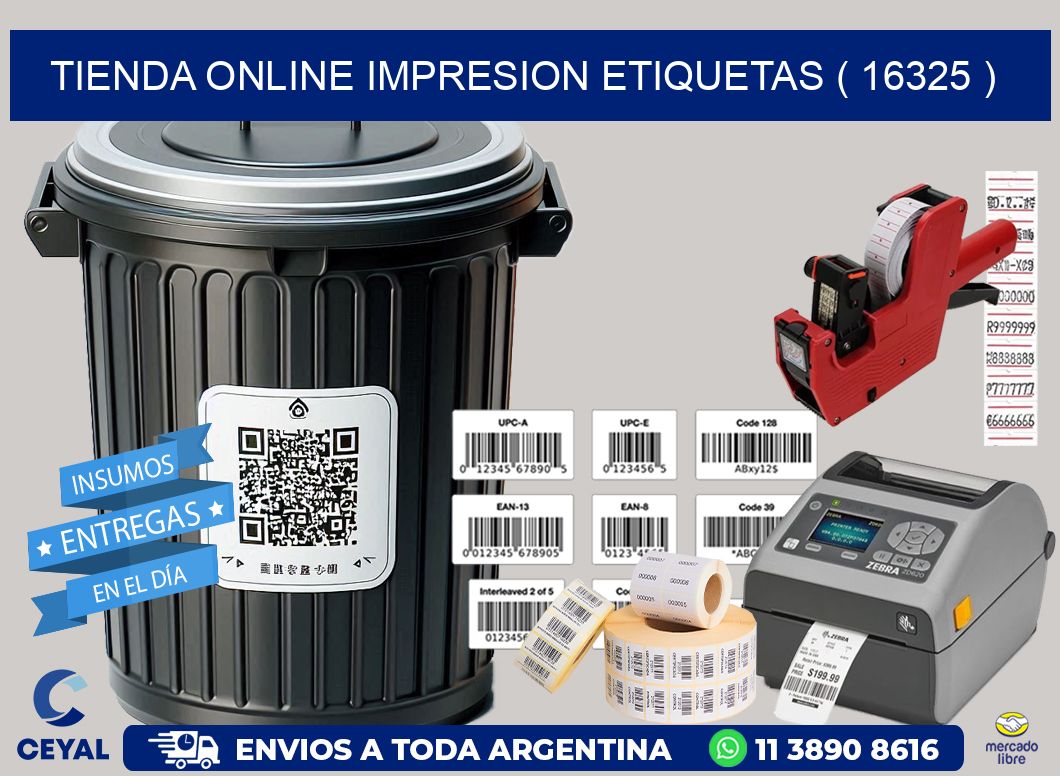 TIENDA ONLINE IMPRESION ETIQUETAS ( 16325 )
