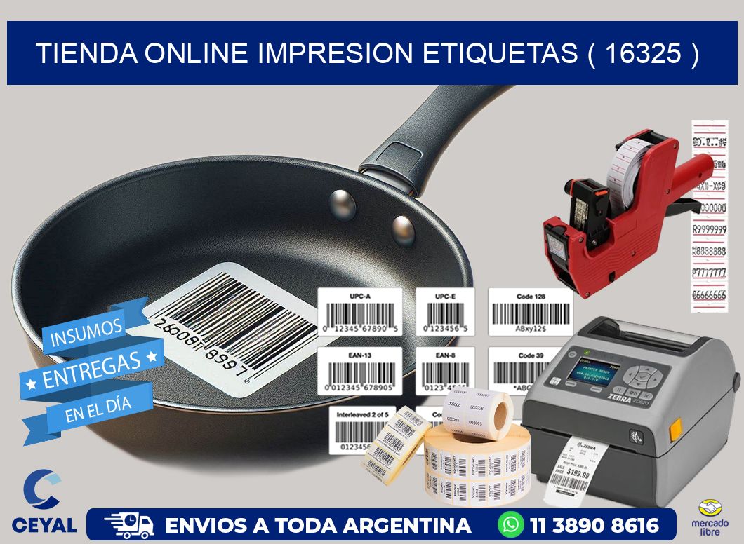 TIENDA ONLINE IMPRESION ETIQUETAS ( 16325 )
