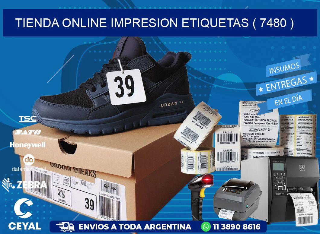 TIENDA ONLINE IMPRESION ETIQUETAS ( 7480 )