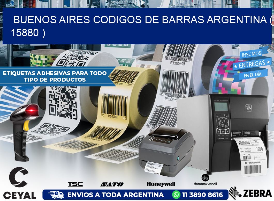 buenos aires codigos de barras argentina ( 15880 )