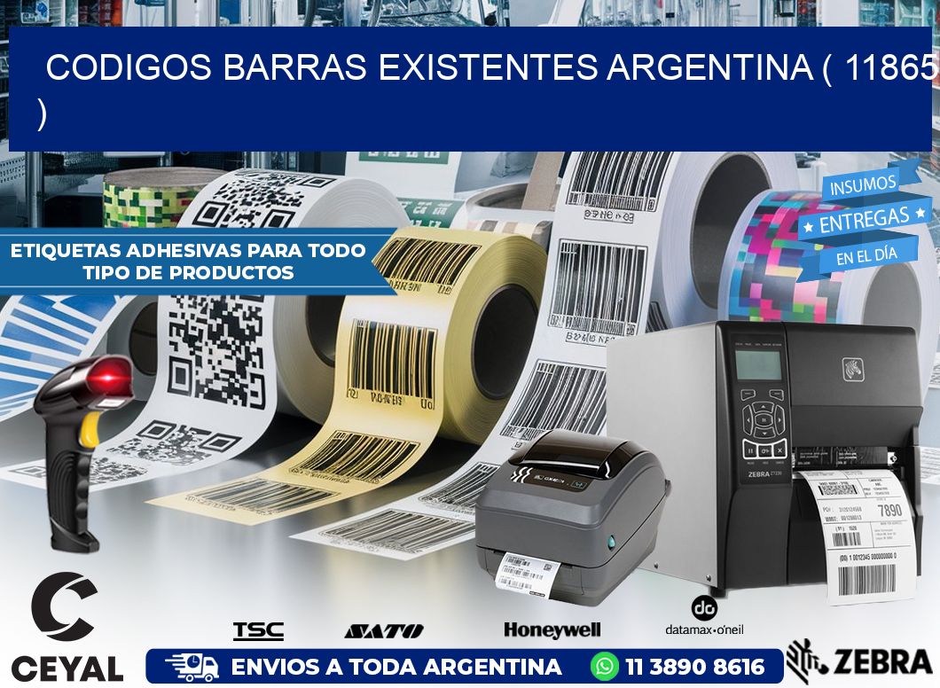 codigos barras existentes argentina ( 11865 )