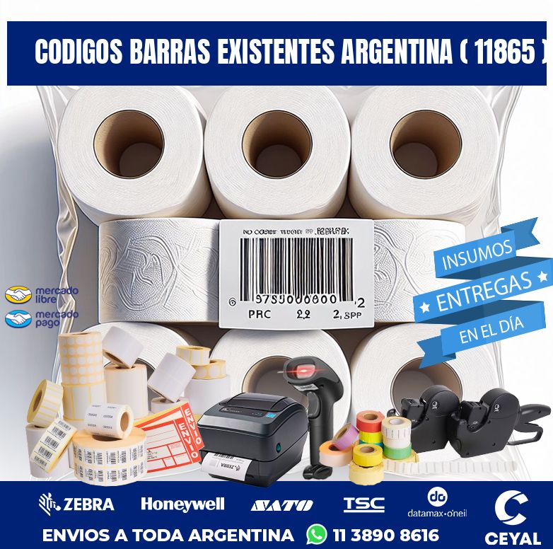 codigos barras existentes argentina ( 11865 )