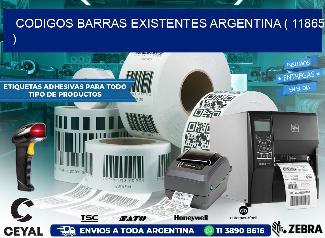 codigos barras existentes argentina ( 11865 )