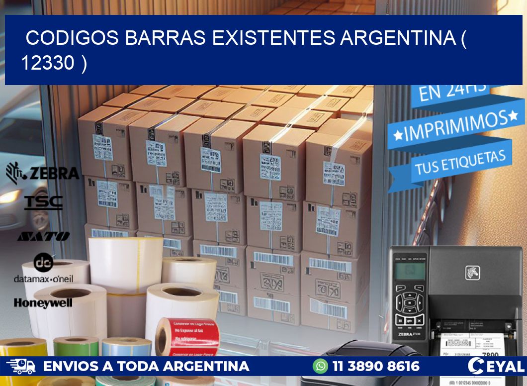 codigos barras existentes argentina ( 12330 )