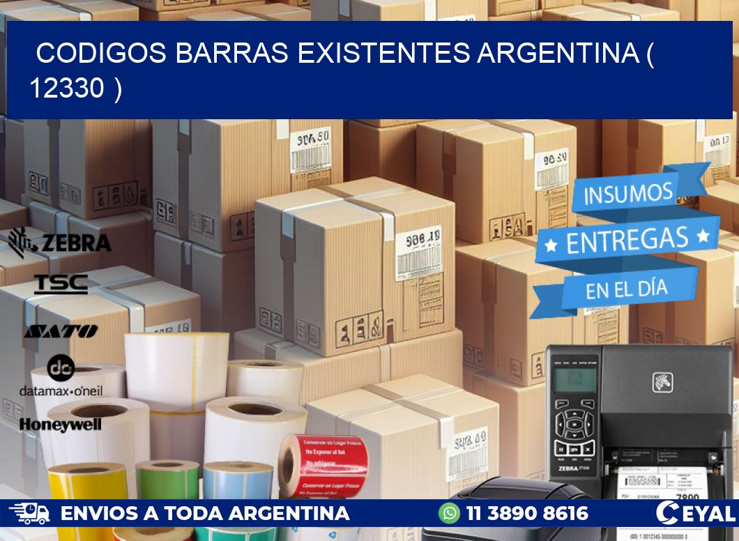 codigos barras existentes argentina ( 12330 )