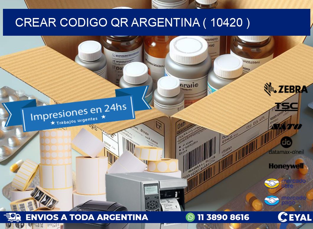 crear codigo qr argentina ( 10420 )