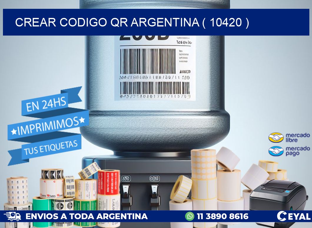 crear codigo qr argentina ( 10420 )