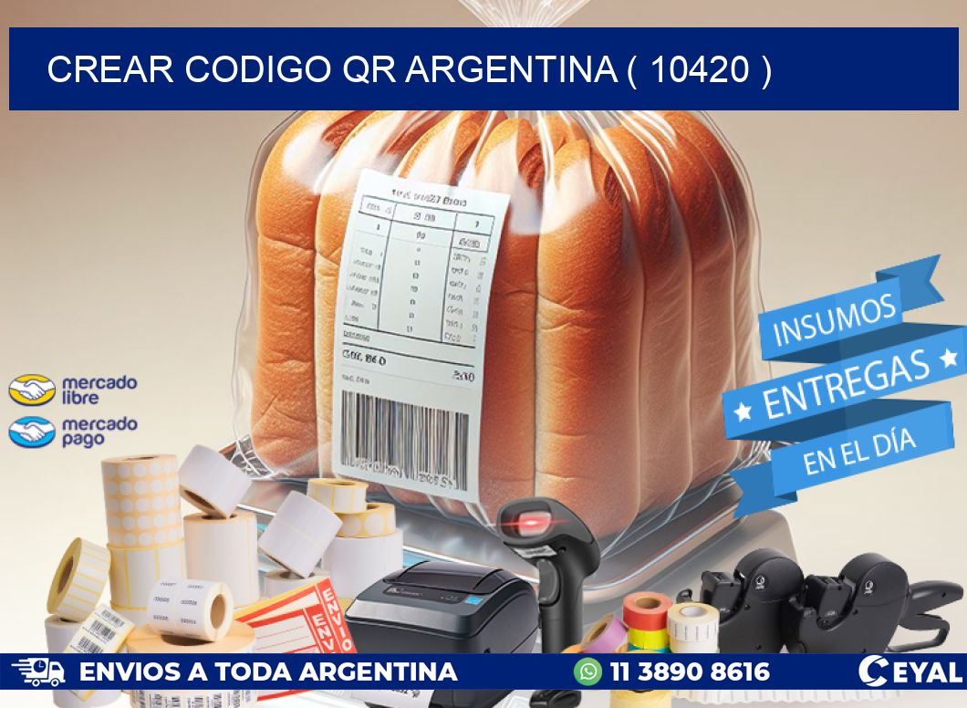 crear codigo qr argentina ( 10420 )