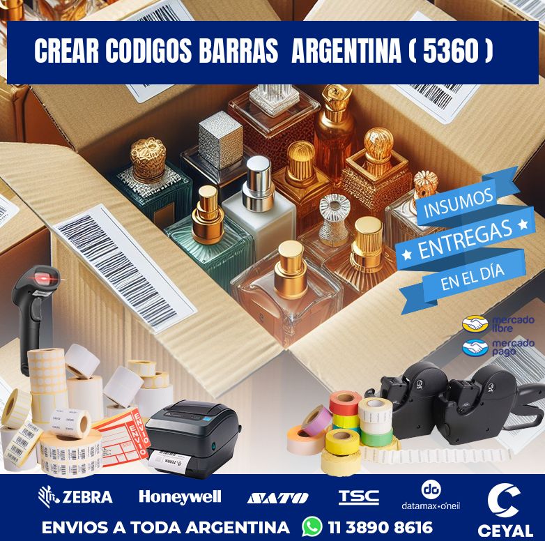crear codigos barras  argentina ( 5360 )