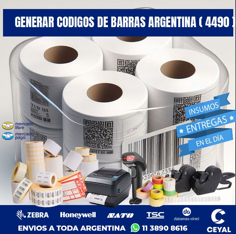 generar codigos de barras argentina ( 4490 )
