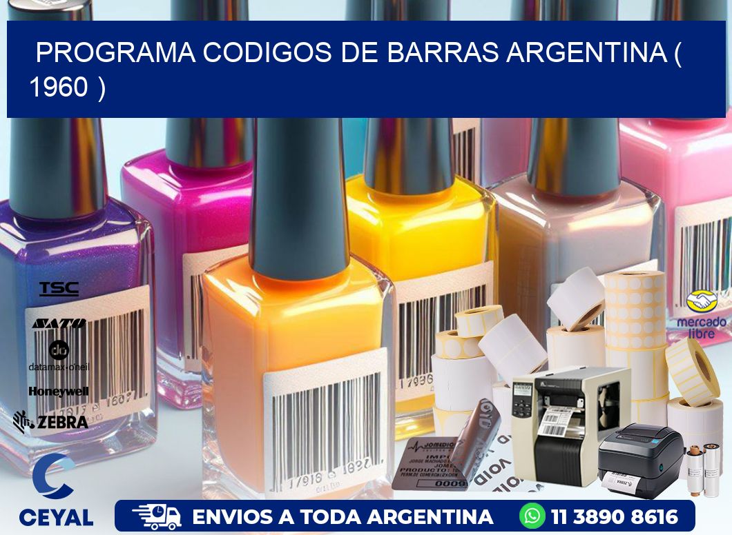 programa codigos de barras argentina ( 1960 )