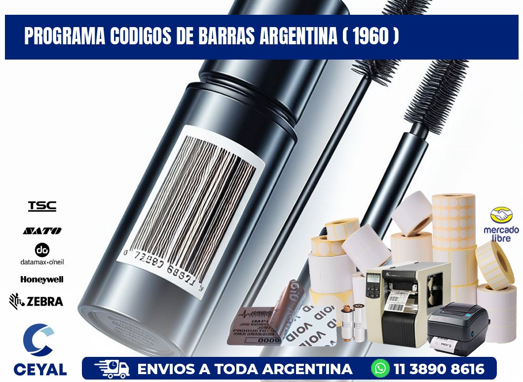 programa codigos de barras argentina ( 1960 )