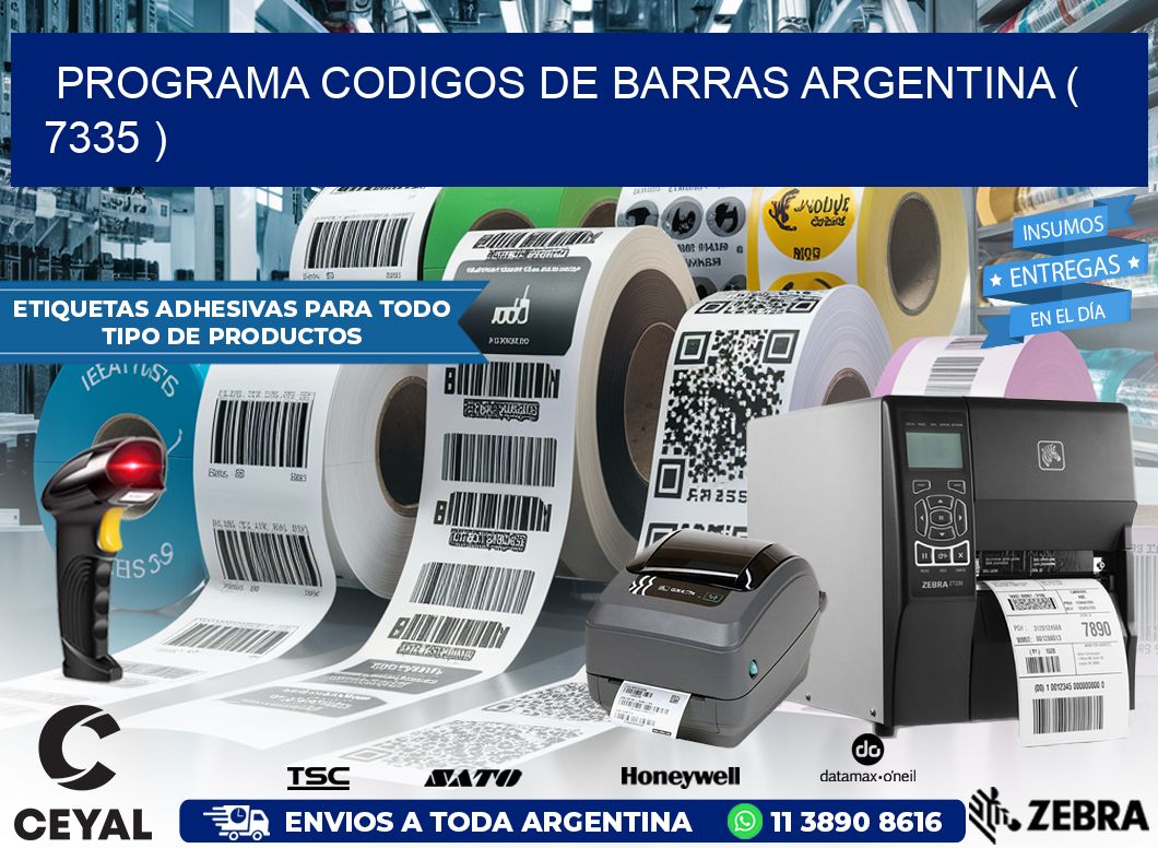 programa codigos de barras argentina ( 7335 )