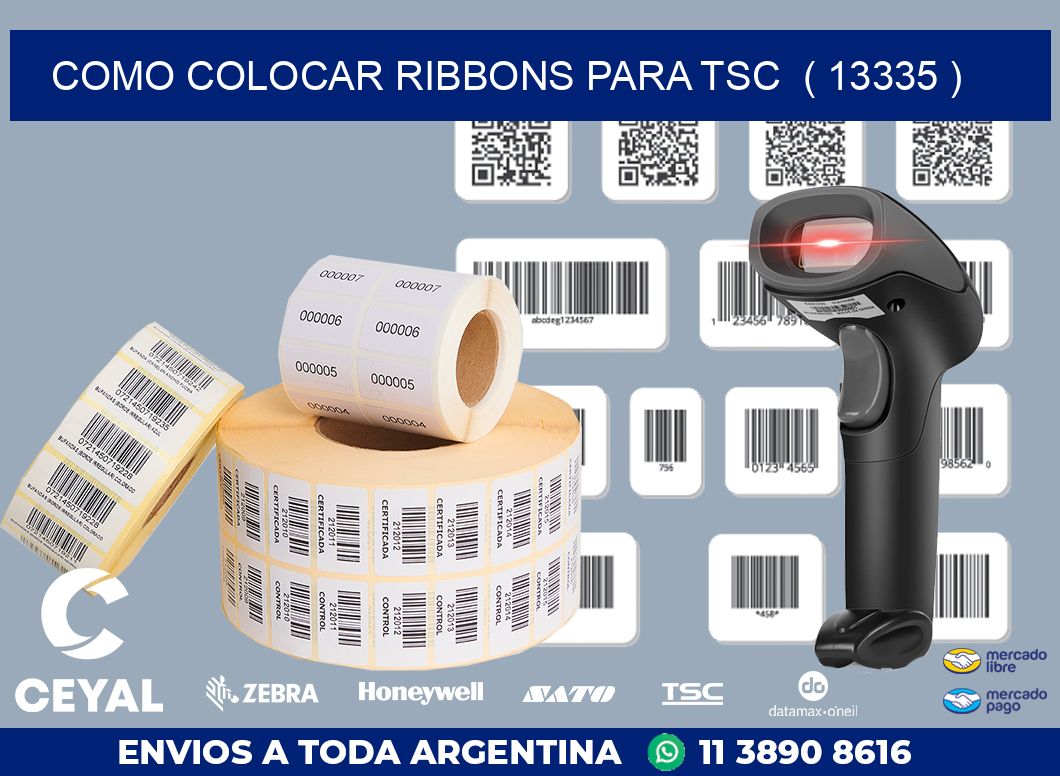 COMO COLOCAR RIBBONS PARA TSC  ( 13335 )