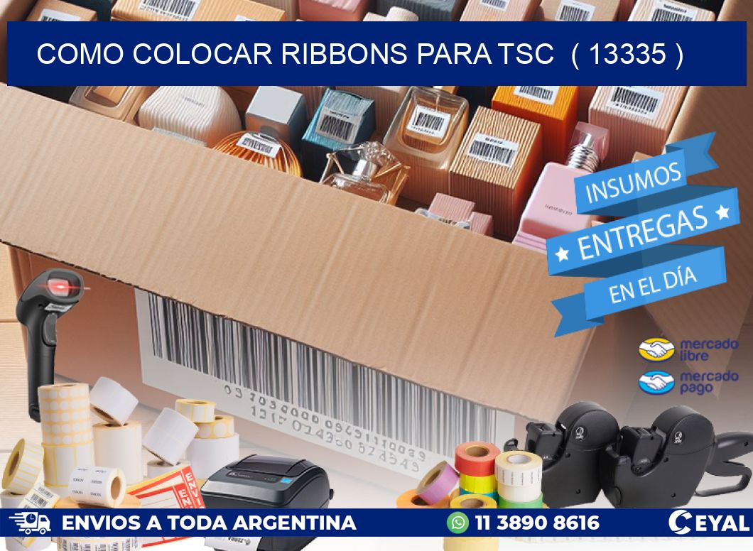 COMO COLOCAR RIBBONS PARA TSC ( 13335 )