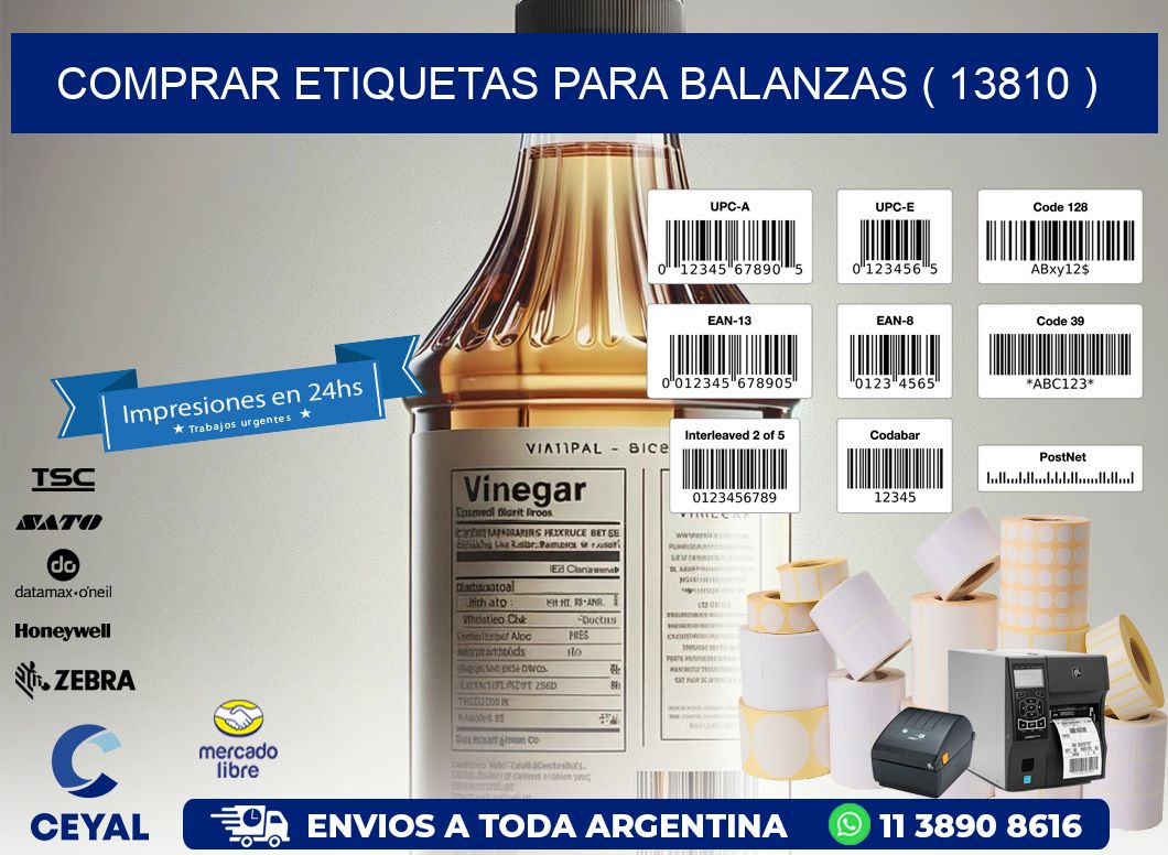 COMPRAR ETIQUETAS PARA BALANZAS ( 13810 )