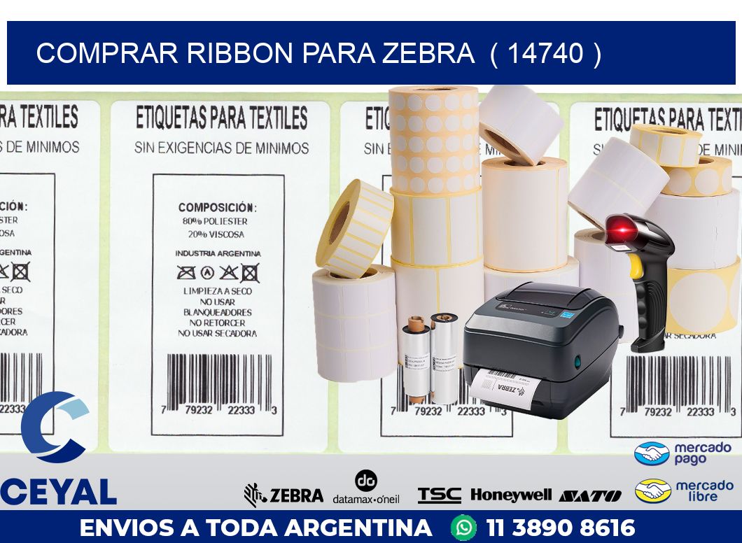 COMPRAR RIBBON PARA ZEBRA  ( 14740 )
