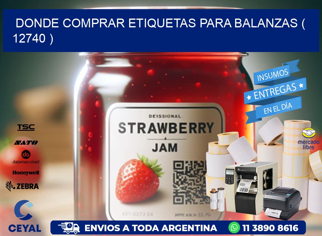 DONDE COMPRAR ETIQUETAS PARA BALANZAS ( 12740 )