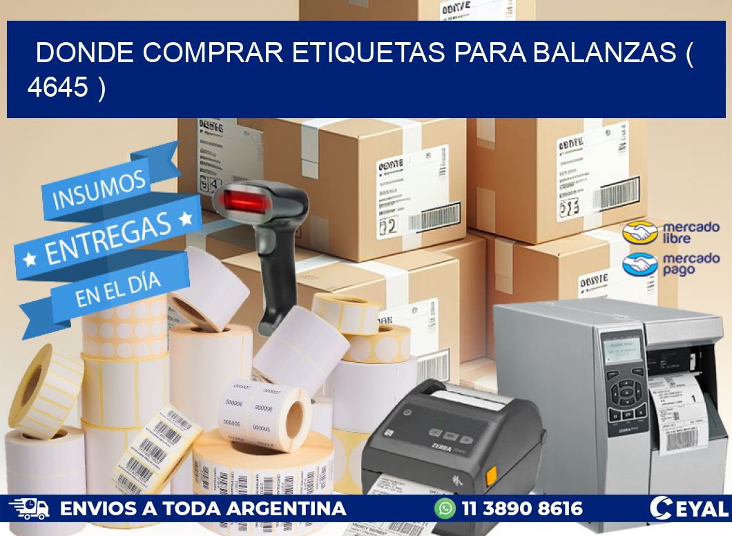 DONDE COMPRAR ETIQUETAS PARA BALANZAS ( 4645 )