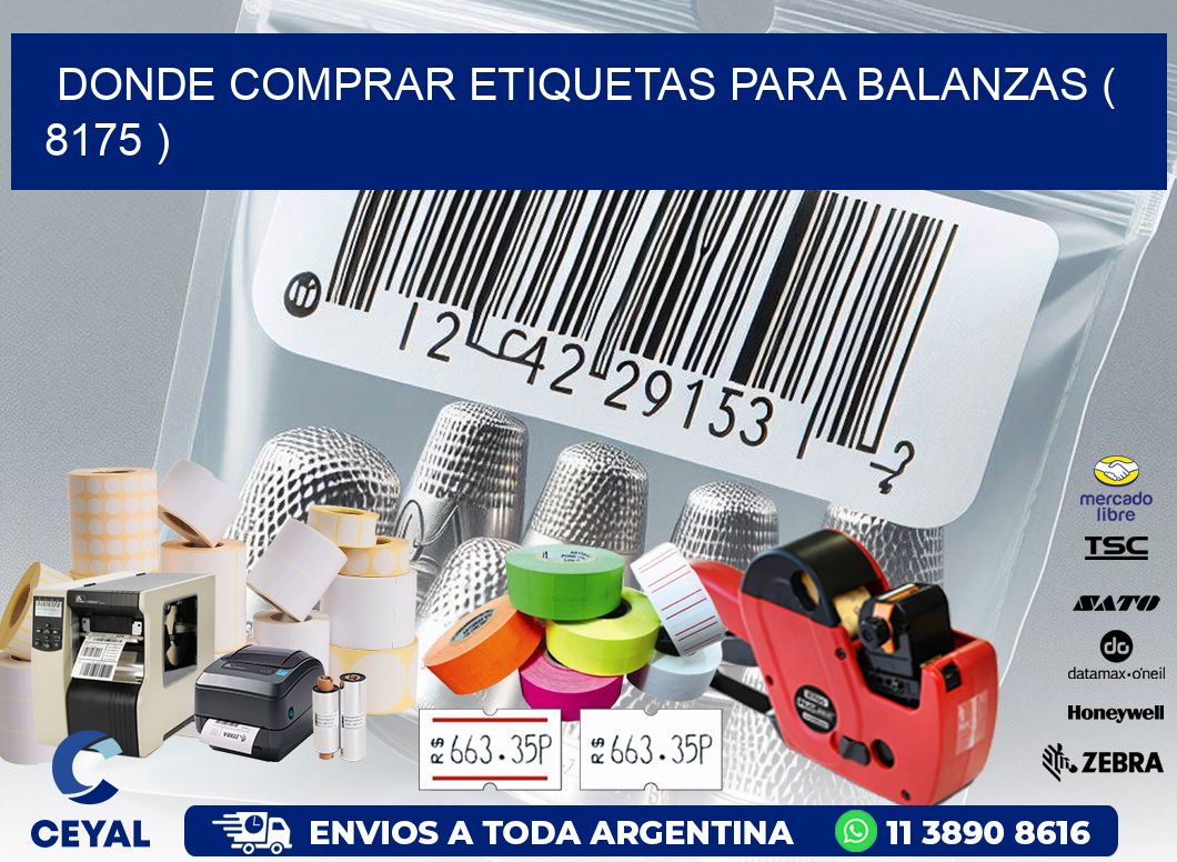 DONDE COMPRAR ETIQUETAS PARA BALANZAS ( 8175 )