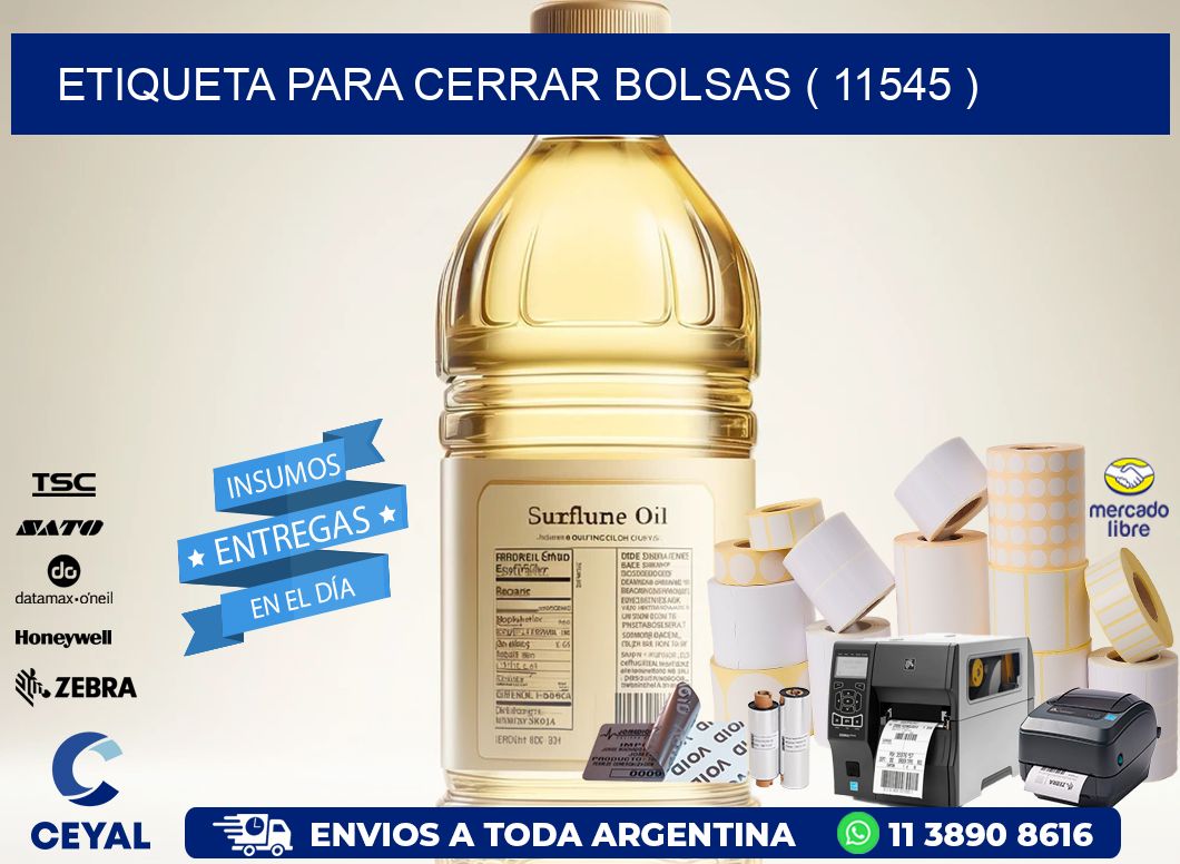 ETIQUETA PARA CERRAR BOLSAS ( 11545 )