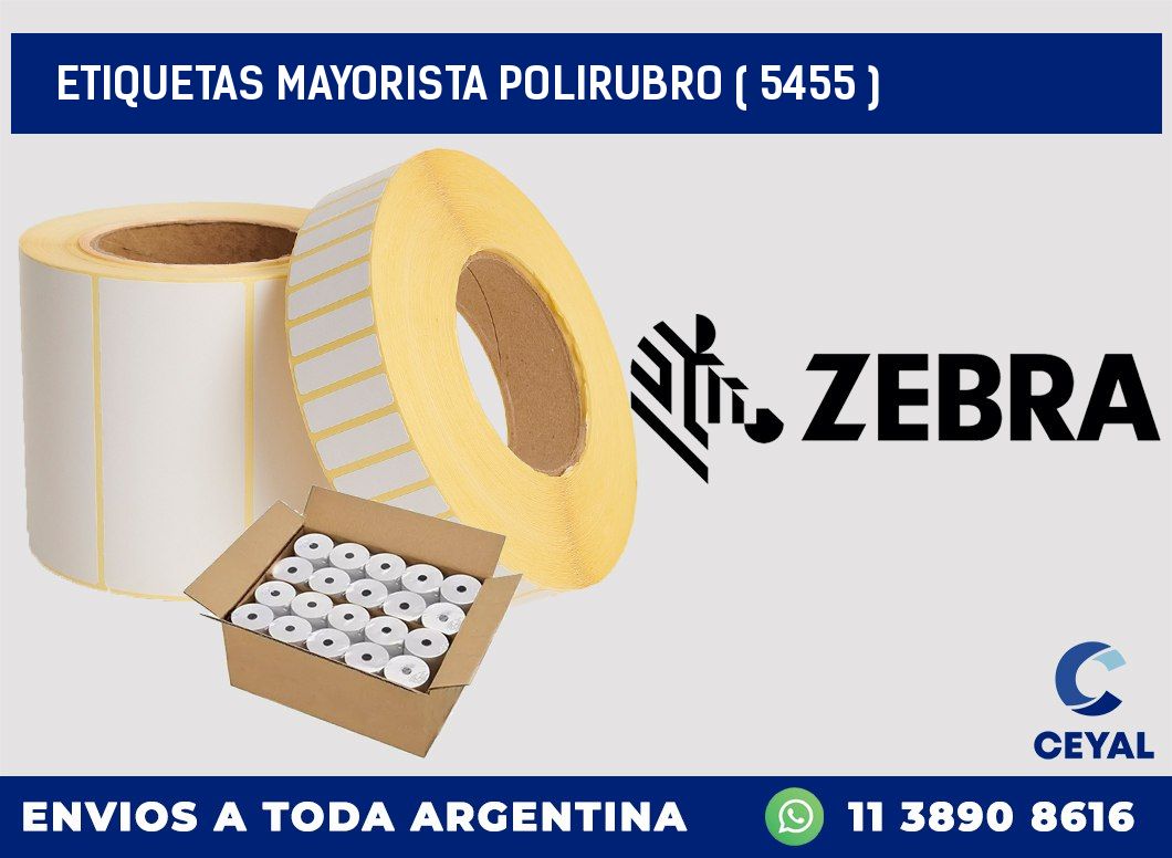 ETIQUETAS MAYORISTA POLIRUBRO ( 5455 )