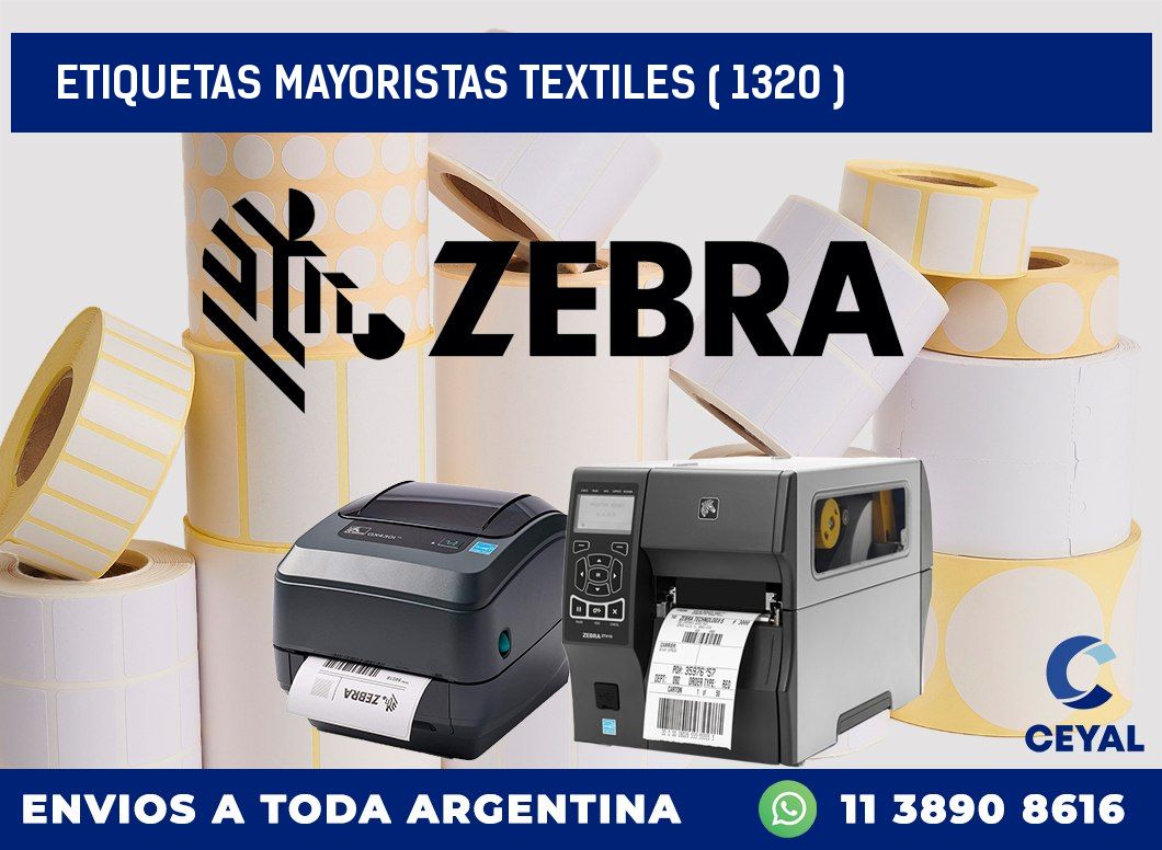 ETIQUETAS MAYORISTAS TEXTILES ( 1320 )