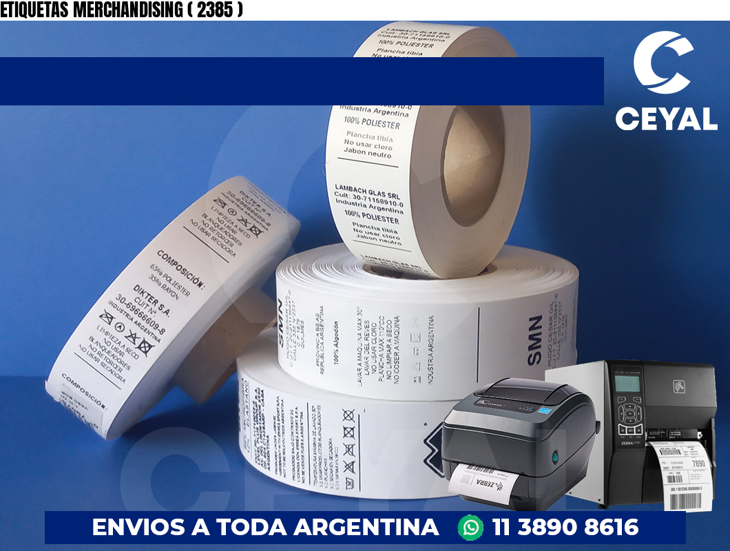 ETIQUETAS MERCHANDISING ( 2385 )