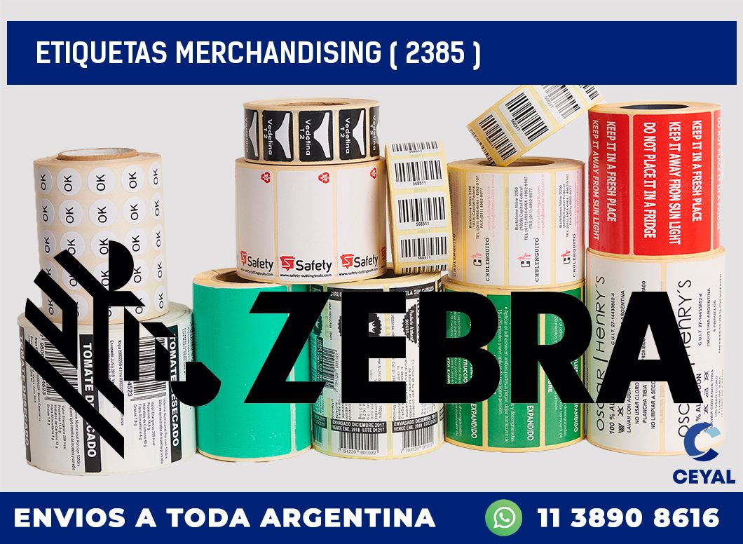 ETIQUETAS MERCHANDISING ( 2385 )