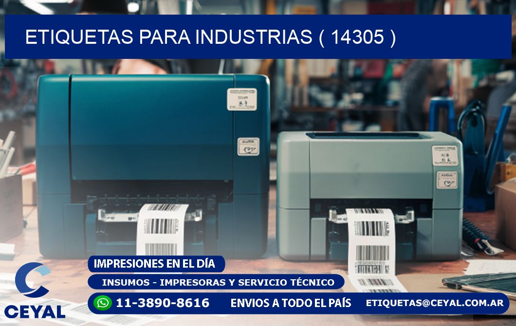 ETIQUETAS PARA INDUSTRIAS ( 14305 )
