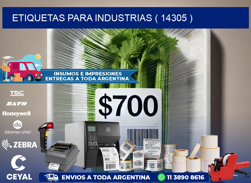 ETIQUETAS PARA INDUSTRIAS ( 14305 )