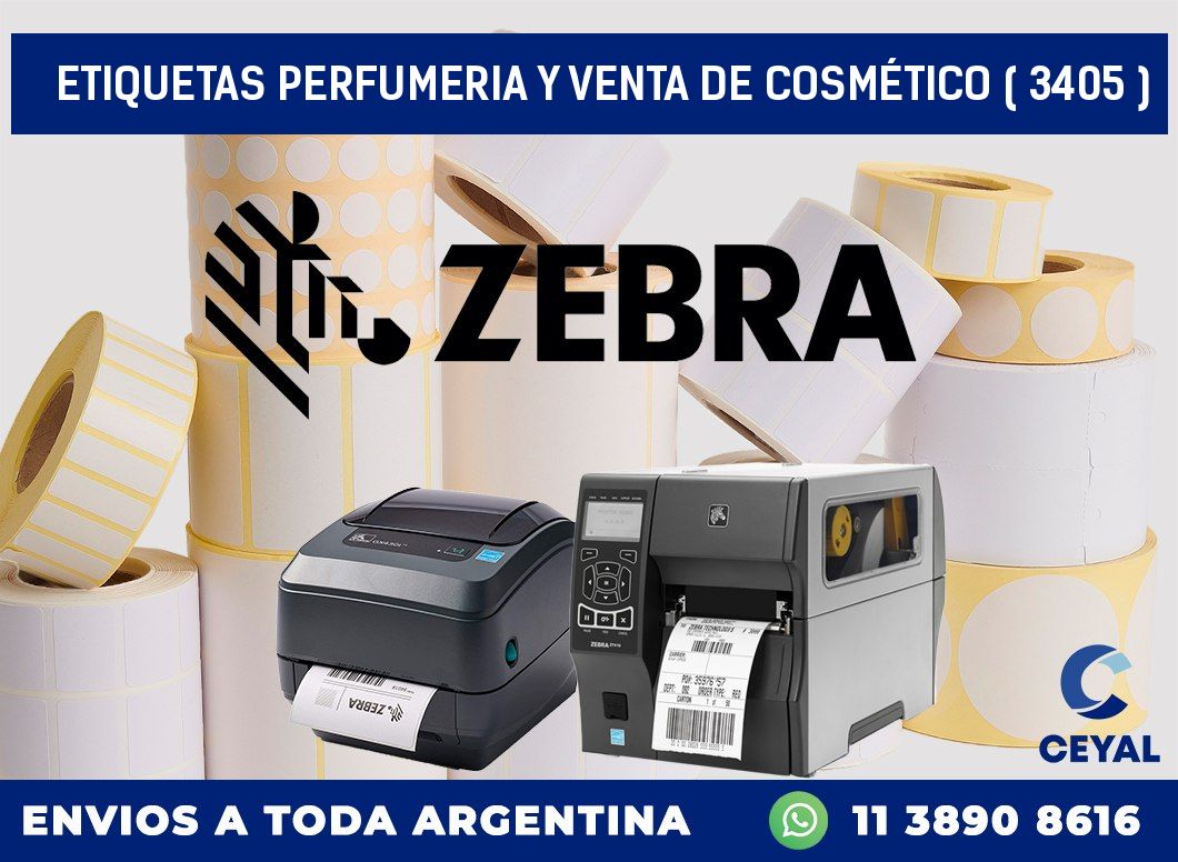 ETIQUETAS PERFUMERIA Y VENTA DE COSMÉTICO ( 3405 )