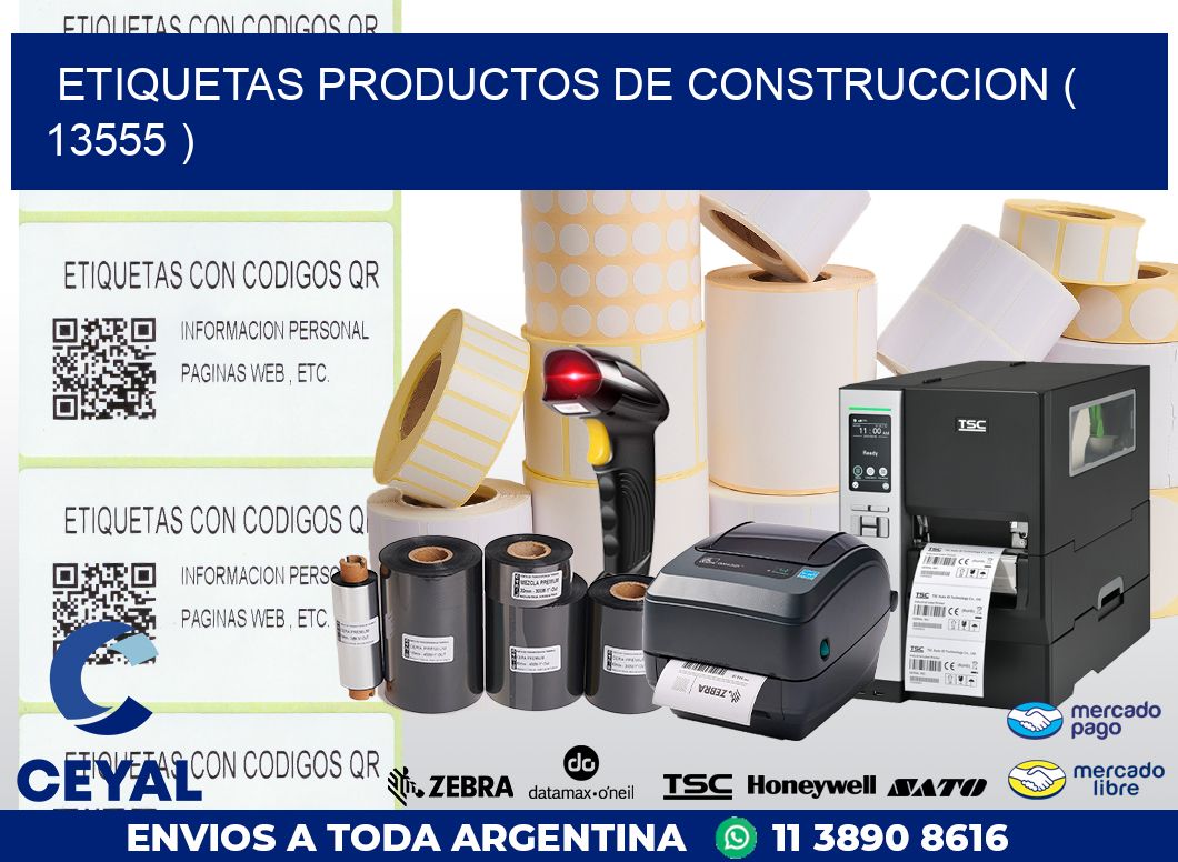 ETIQUETAS PRODUCTOS DE CONSTRUCCION ( 13555 )