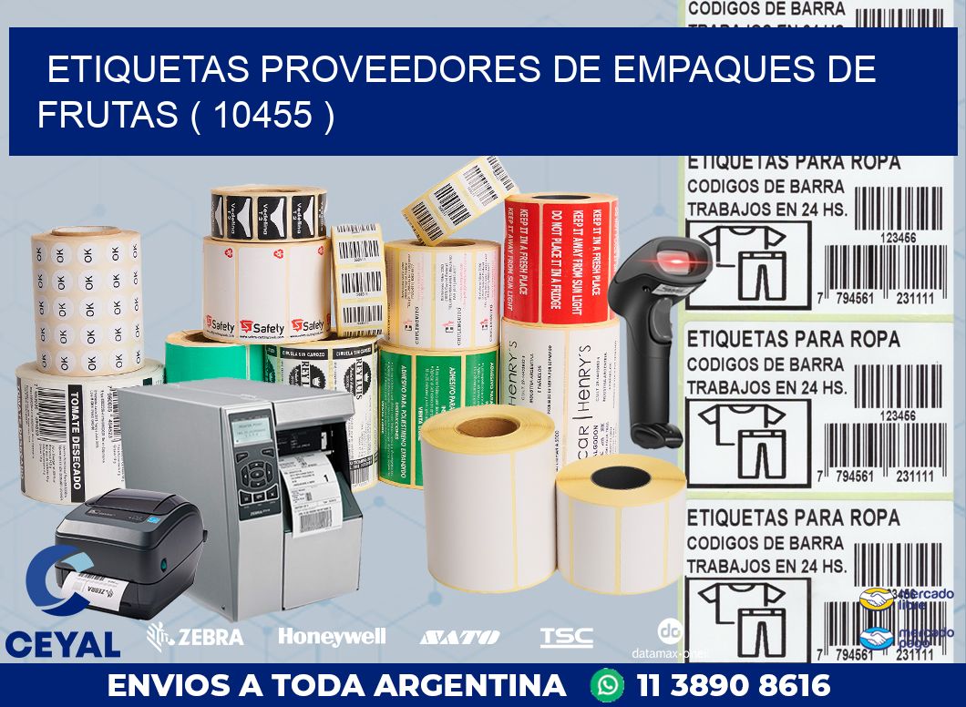 ETIQUETAS PROVEEDORES DE EMPAQUES DE FRUTAS ( 10455 )
