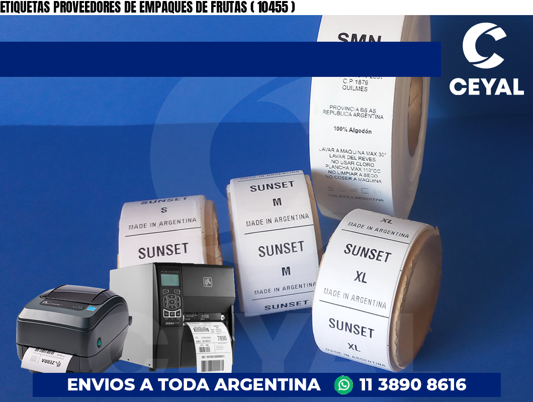 ETIQUETAS PROVEEDORES DE EMPAQUES DE FRUTAS ( 10455 )