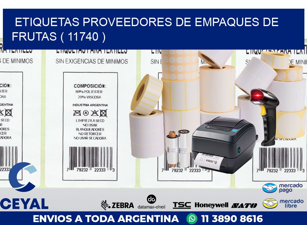 ETIQUETAS PROVEEDORES DE EMPAQUES DE FRUTAS ( 11740 )