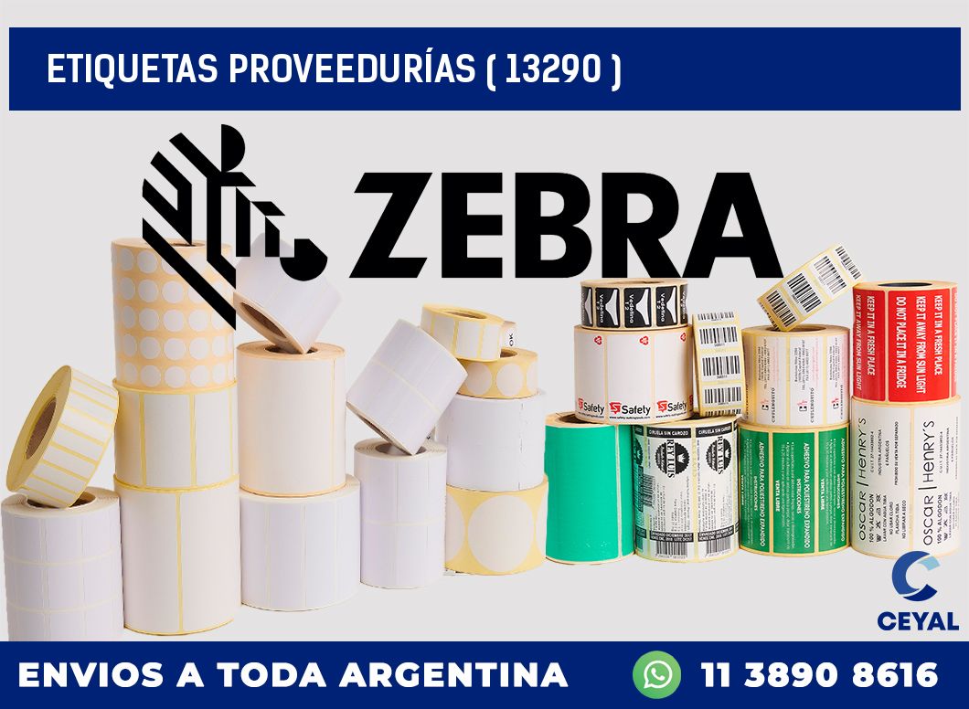 ETIQUETAS PROVEEDURÍAS ( 13290 )