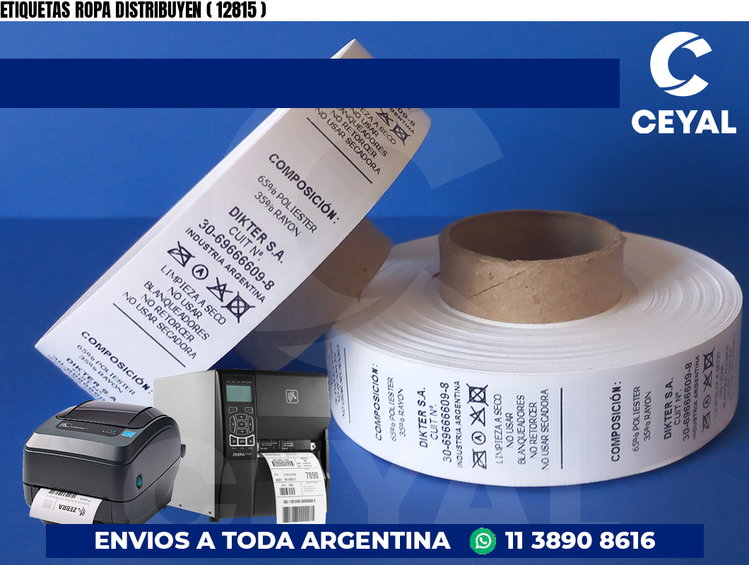 ETIQUETAS ROPA DISTRIBUYEN ( 12815 )