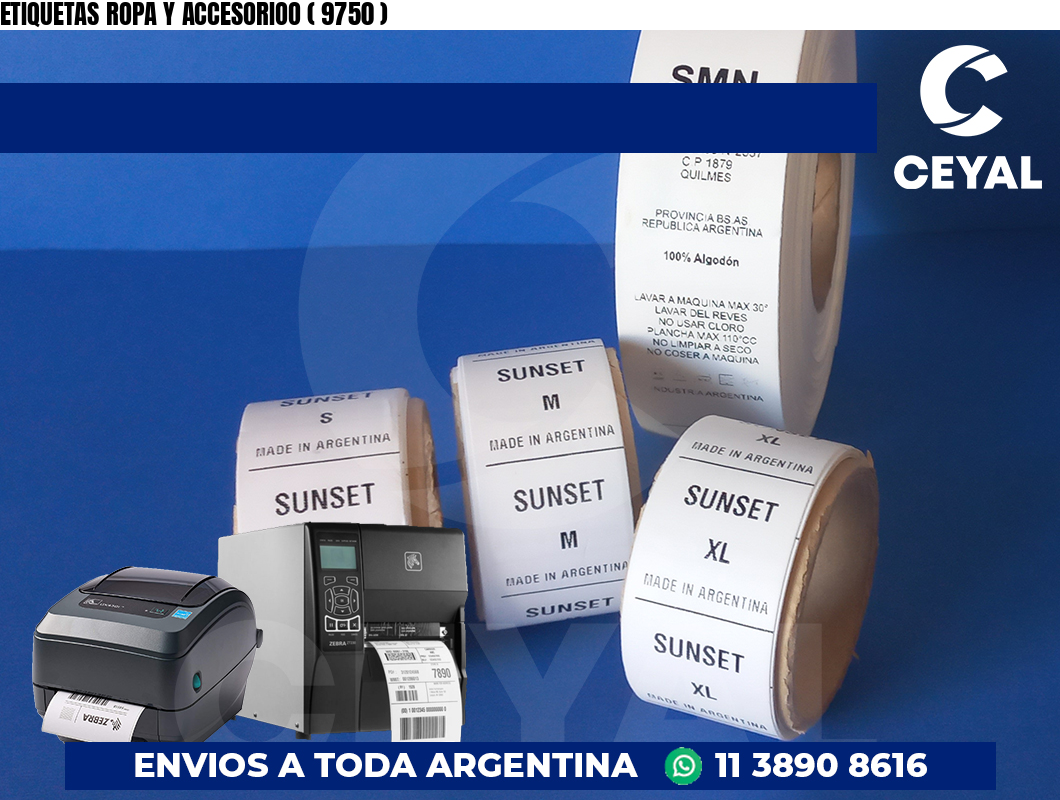 ETIQUETAS ROPA Y ACCESORIOO ( 9750 )