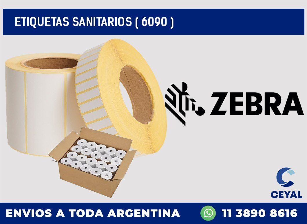 ETIQUETAS SANITARIOS ( 6090 )