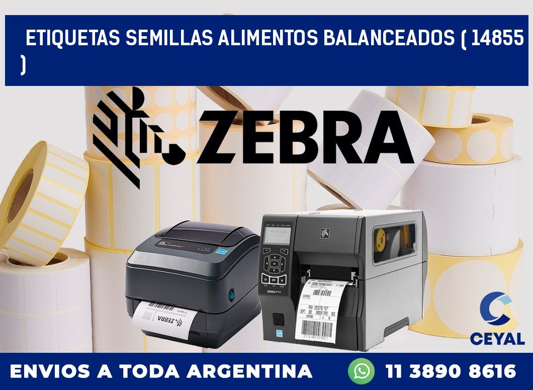 ETIQUETAS SEMILLAS ALIMENTOS BALANCEADOS ( 14855 )
