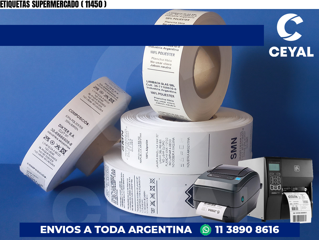 ETIQUETAS SUPERMERCADO ( 11450 )